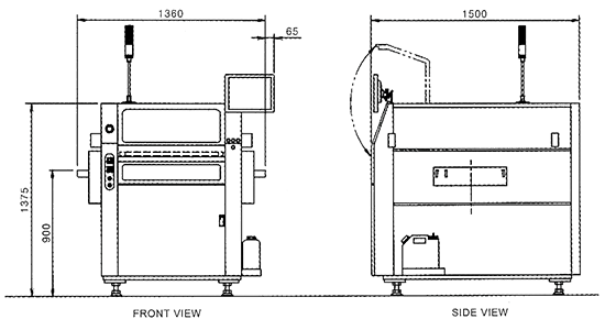 MK-D11 outside drawing